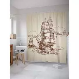 Шторка-занавеска для ванной JOYARTY