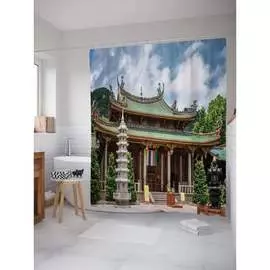 Шторка-занавеска для ванной JOYARTY