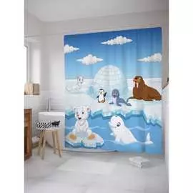 Шторка-занавеска для ванной JOYARTY