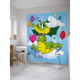 Шторка-занавеска для ванной JOYARTY