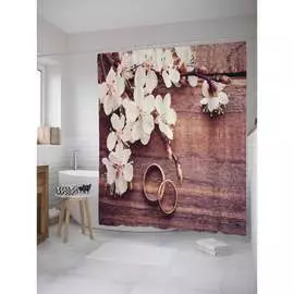 Шторка-занавеска для ванной JOYARTY