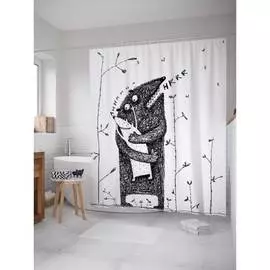 Шторка-занавеска для ванной JOYARTY