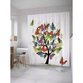 Шторка-занавеска для ванной JOYARTY