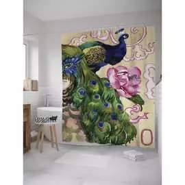 Шторка-занавеска для ванной JOYARTY