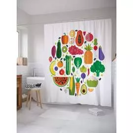 Шторка-занавеска для ванной JOYARTY