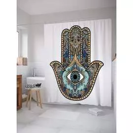 Шторка-занавеска для ванной JOYARTY