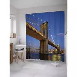 Шторка-занавеска для ванной JOYARTY