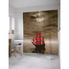 Шторка-занавеска для ванной JOYARTY