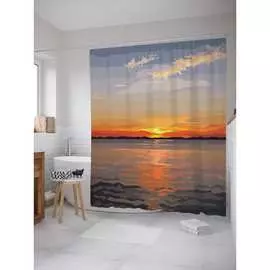 Шторка-занавеска для ванной JOYARTY