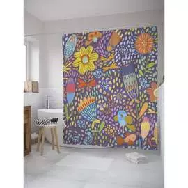 Шторка-занавеска для ванной JOYARTY