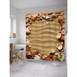 Шторка-занавеска для ванной JOYARTY