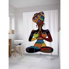 Шторка-занавеска для ванной JOYARTY