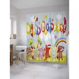 Шторка-занавеска для ванной JOYARTY