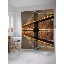 Шторка-занавеска для ванной JOYARTY