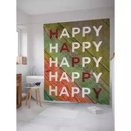 Шторка-занавеска для ванной JOYARTY