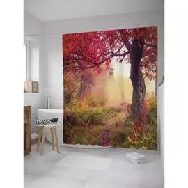 Шторка-занавеска для ванной JOYARTY