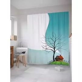 Шторка-занавеска для ванной JOYARTY