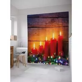 Шторка-занавеска для ванной JOYARTY