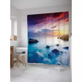 Шторка-занавеска для ванной JOYARTY