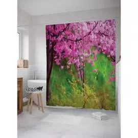 Шторка-занавеска для ванной JOYARTY