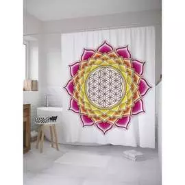 Шторка-занавеска для ванной JOYARTY