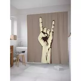 Шторка-занавеска для ванной JOYARTY