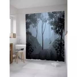 Шторка-занавеска для ванной JOYARTY