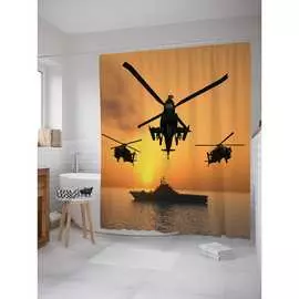 Шторка-занавеска для ванной JOYARTY