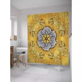 Шторка-занавеска для ванной JOYARTY