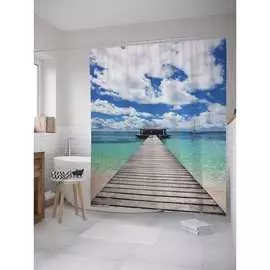 Шторка-занавеска для ванной JOYARTY