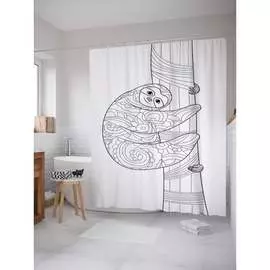 Шторка-занавеска для ванной JOYARTY
