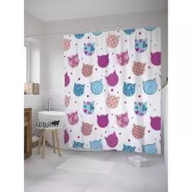 Шторка-занавеска для ванной JOYARTY