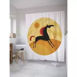 Шторка-занавеска для ванной JOYARTY