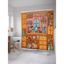 Шторка-занавеска для ванной JOYARTY