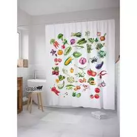 Шторка-занавеска для ванной JOYARTY