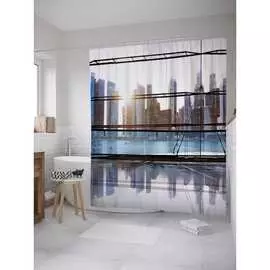 Шторка-занавеска для ванной JOYARTY