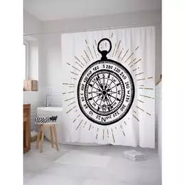 Шторка-занавеска для ванной JOYARTY