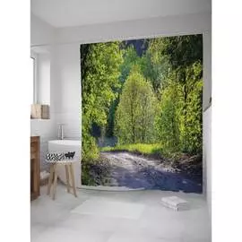 Шторка-занавеска для ванной JOYARTY