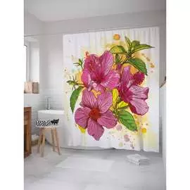 Шторка-занавеска для ванной JOYARTY