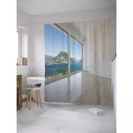 Шторка-занавеска для ванной JOYARTY