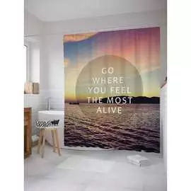 Шторка-занавеска для ванной JOYARTY