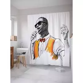 Шторка-занавеска для ванной JOYARTY