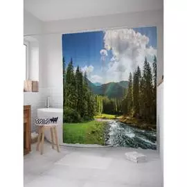 Шторка-занавеска для ванной JOYARTY