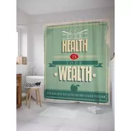 Шторка-занавеска для ванной JOYARTY