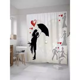 Шторка-занавеска для ванной JOYARTY