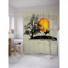 Шторка-занавеска для ванной JOYARTY