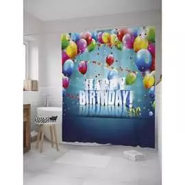 Шторка-занавеска для ванной JOYARTY