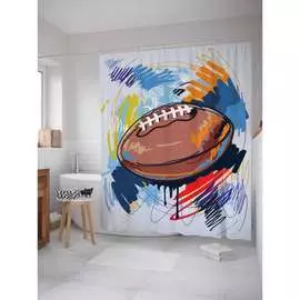 Шторка-занавеска для ванной JOYARTY