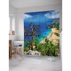 Шторка-занавеска для ванной JOYARTY