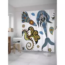 Шторка-занавеска для ванной JOYARTY